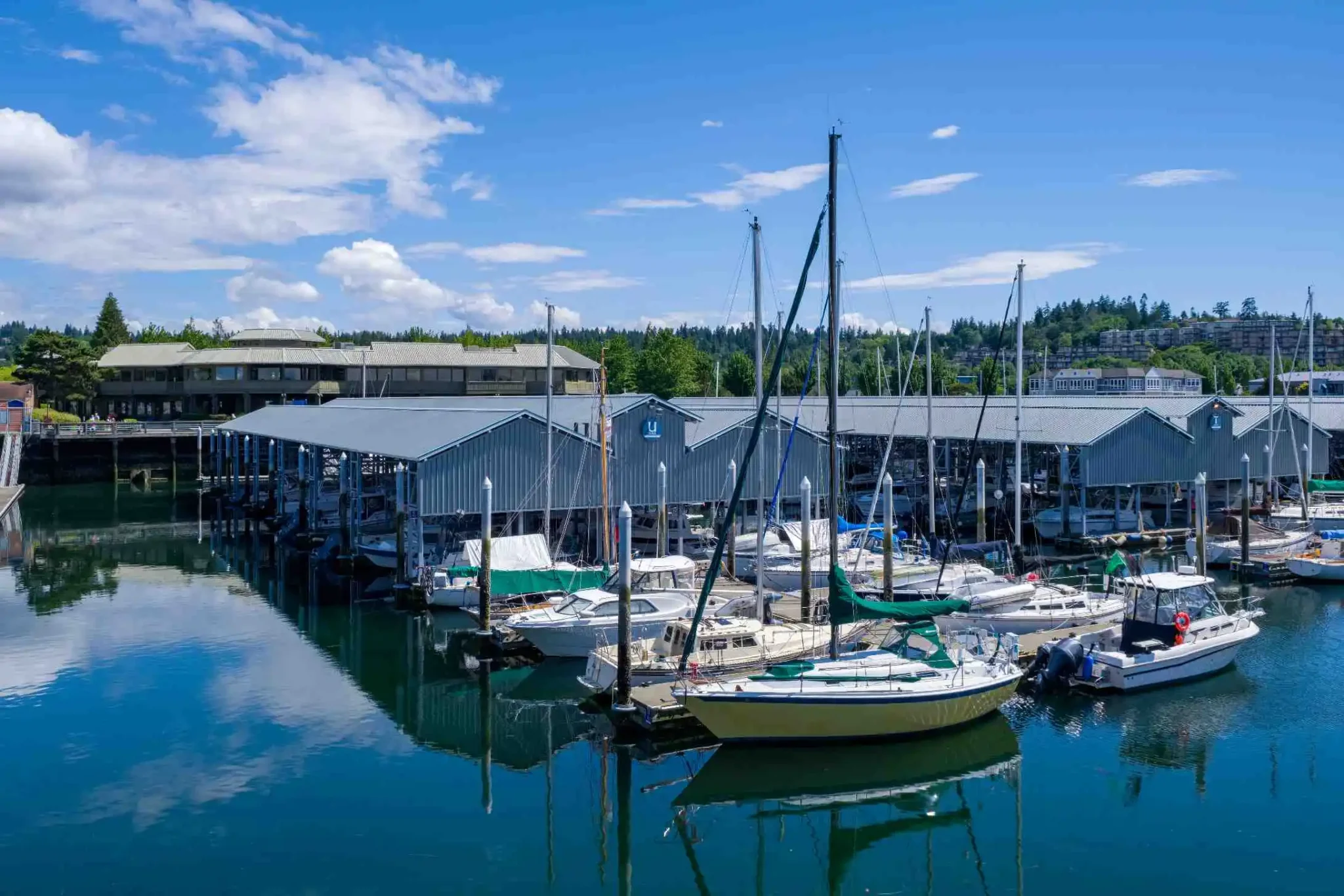 Edmonds Waterfront Marina near Seattle
