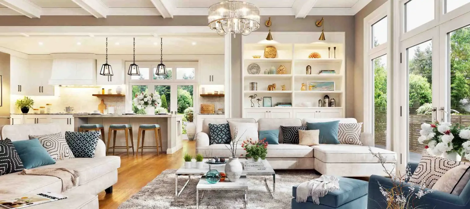 Kenmore WA Home Living Area Design